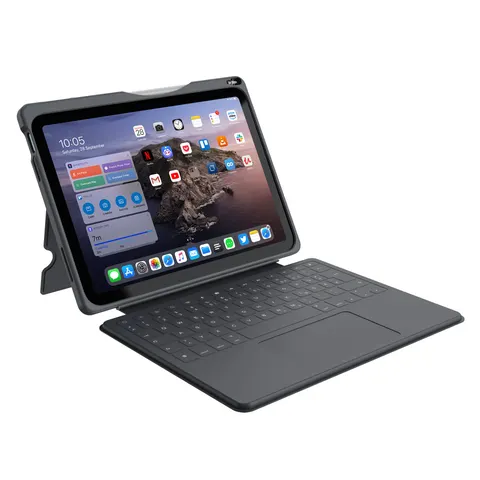 DEQSTER Smart Rugged Touch PLUS Keyboard – Space Grau – Bild 3