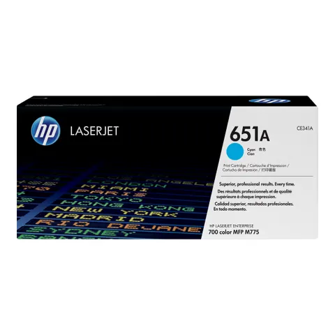 HP 651A (CE341A) - Cyan - Toner – Bild 5