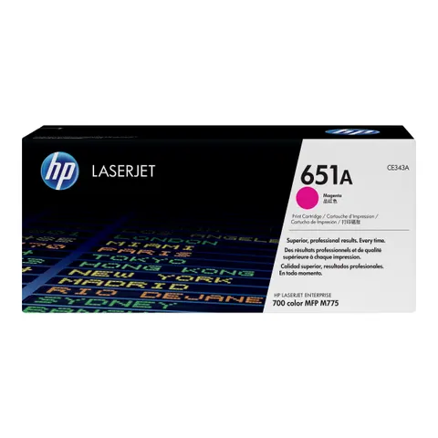 HP 651A (CE343A) - Magenta - Toner – Bild 5