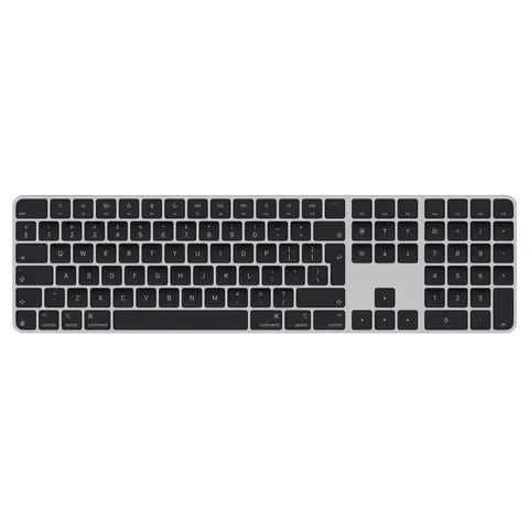 Apple Magic Keyboard mit Touch ID und Ziffernblock (USB-C), Silber/Schwarz, Bluetooth, Englisch International – Bild 3