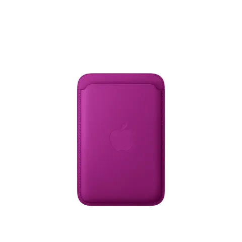 Apple iPhone Feingewebe Wallet mit MagSafe, Magenta – Bild 3