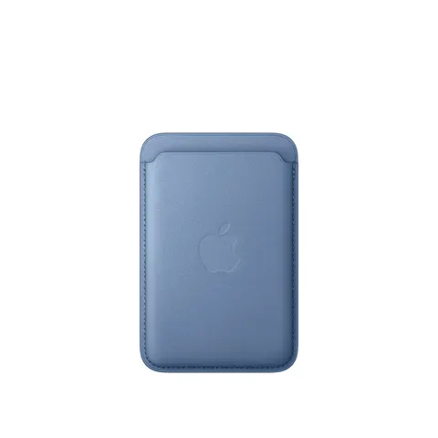 Apple iPhone Feingewebe Wallet mit MagSafe, Hyazinthenblau – Bild 3
