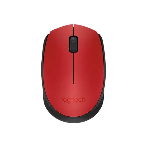 Logitech M171 Maus (kabellos, rot) – Bild 4