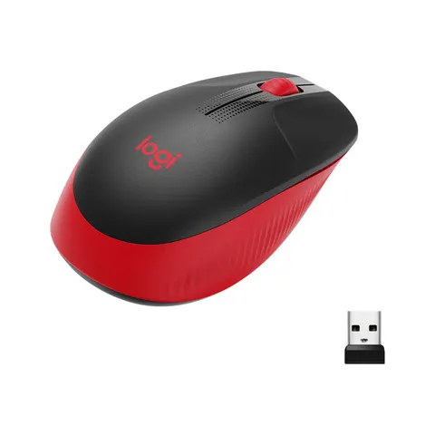 Logitech Wireless Mouse M190 red retail – Rot – Bild 4