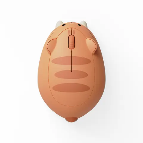 Akko Cat Theme Mouse – Orange KATE – image 2