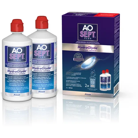 AOSEPT PLUS HYDRAGLYDE MOISTURE MATRIX 2X360 ml Lösung – Bild 2
