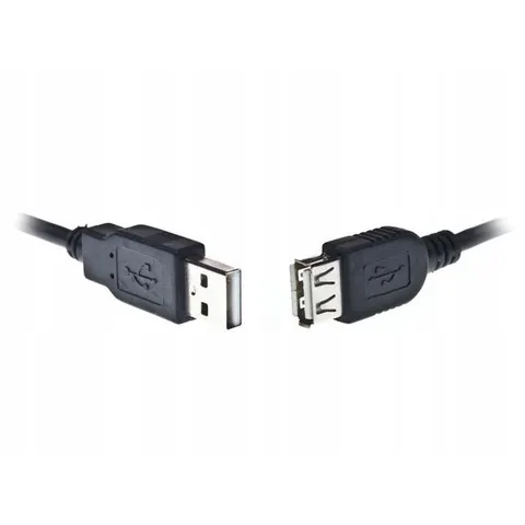 Kabel Lanberg Usb 5.0m czarny – zdjęcie 2