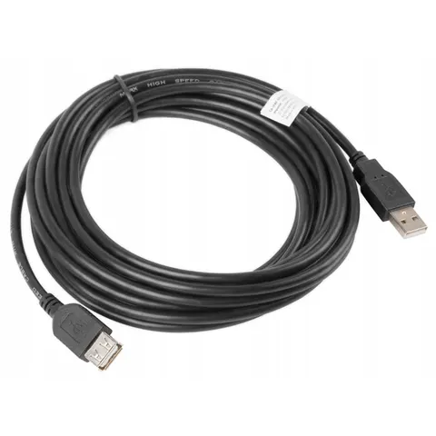 Kabel Lanberg Usb 5.0m czarny – zdjęcie 3