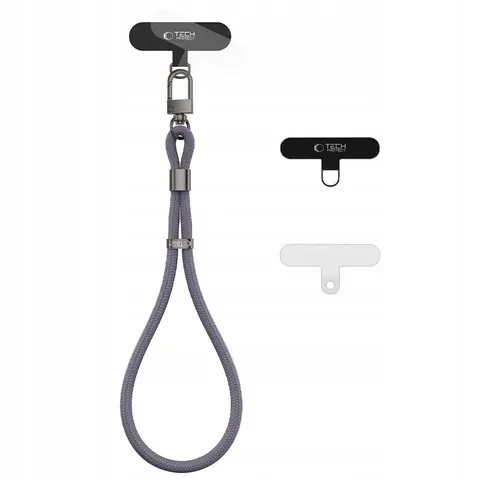 Tech-protect C11S Rope Wrist Strap Shadow Grey – zdjęcie 3
