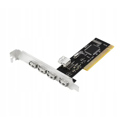 Logilink Karta interfejsu Pci Usb 2.0 4+1x – zdjęcie 2