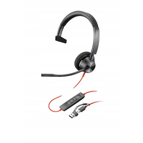 Poly Blackwire 3310 Mono Usb-c Headset cert. Microsoft Teams – zdjęcie 2
