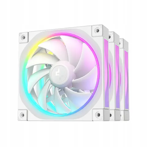 Chłodzenie Cpu DeepCool S_MULTI/FL12 3w1 Białe Led – zdjęcie 2