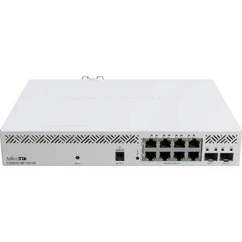 Switch MikroTik Cloud Smart Switch CSS610 (CSS610-8P-2S+IN) – zdjęcie 2