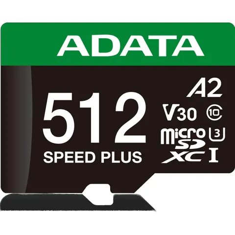 Adata Speed Plus MicroSDXC 512 Gb Class 3 UHS-I/U3 A2 V30 – zdjęcie 4