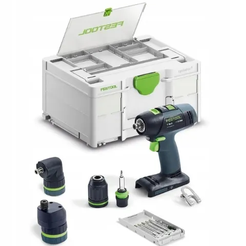 Festool 578828 T 18+3-Basic-Set Wiertarko-wkrętarka – zdjęcie 2