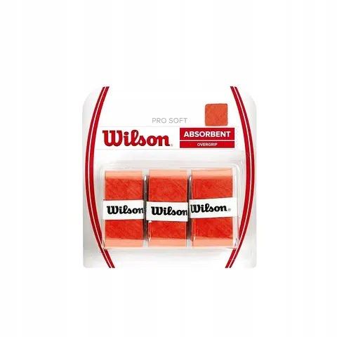 Owijka Wilson Pro Soft Overgrip 3Pack Orange – zdjęcie 3