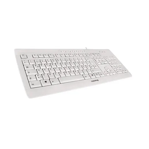 CHERRY STREAM 3.0 Tastatur Wired CH weiß/grau – Bild 2