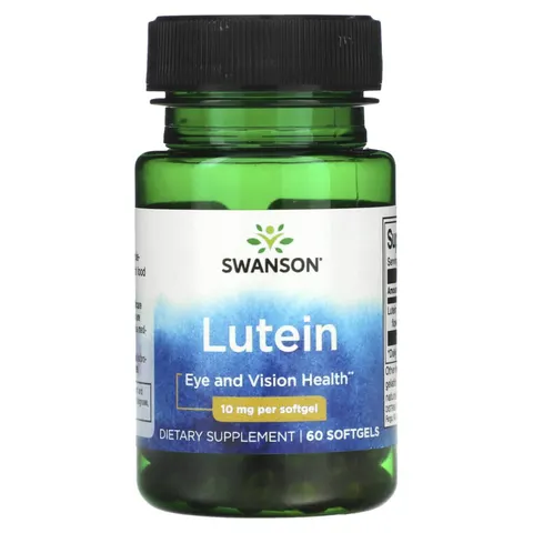 Swanson Lutein, 10mg - 60 softgels – image 3