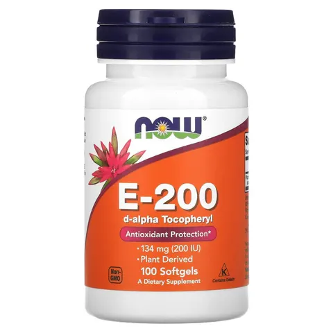 Vitamin E-200, Natural - 100 softgels – image 3