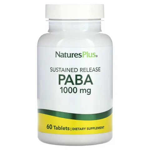 NaturesPlus, Sustained Release PABA, 1,000 mg, 60 Tablets – image 2