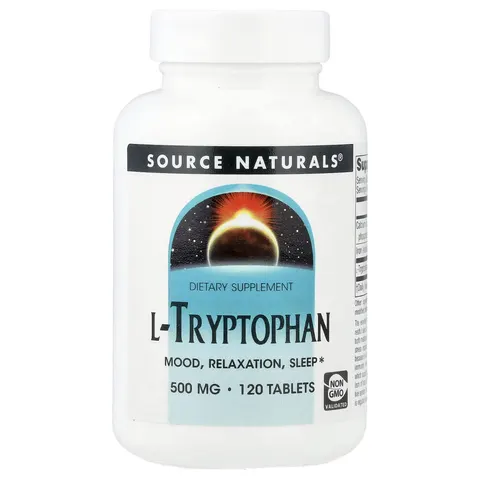 Source Naturals, L-Tryptophan, 120 Tablets – image 2