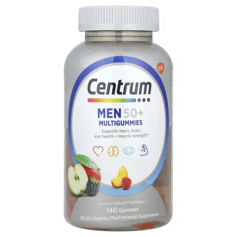 Centrum, Men 50+ Multigummies, Assorted Natural Fruit, 140 Gummies – image 2