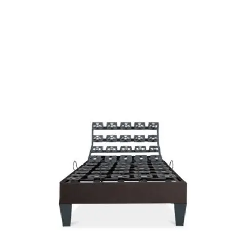 Bellecour Sommier électrique plots 90x200 Noir 200x30x90cm – Gray – image 2