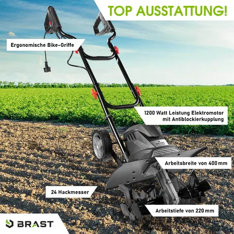 BRAST Elektro Motorhacke 1200 – Bild 2