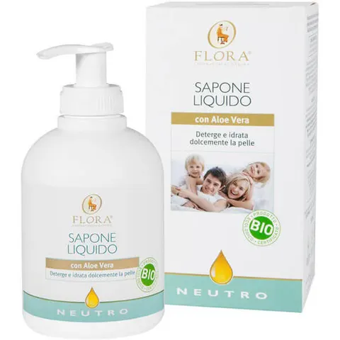 Flora Sapone liquido con aloe vera - bio - 250ml – immagine 2