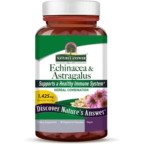 Natures Answer Echinacea e astragalo estratto - 90Vcaps – immagine 2