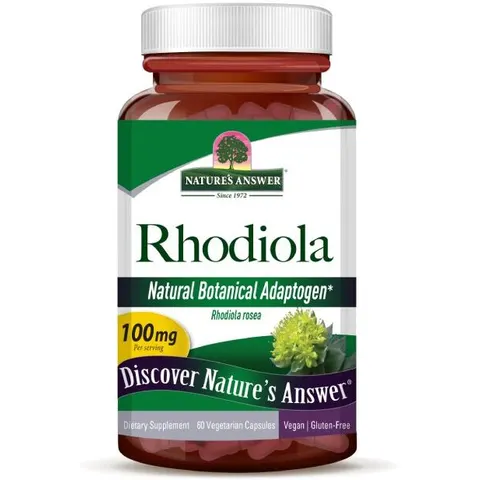 Natures Answer Rodiola radice estratto - 60Vcaps – immagine 2