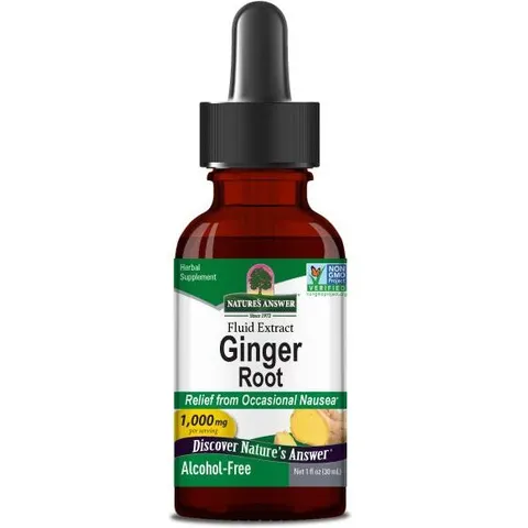 Natures Answer Zenzero estratto liquido - 30ml - 1000mg – immagine 2