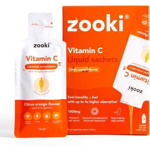 Vitamina C liposomiale Zooki - 14x15ml – immagine 2