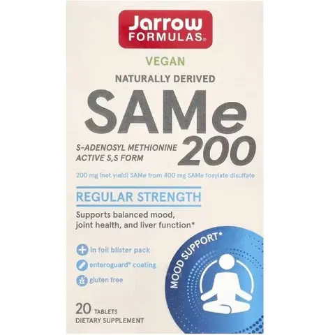 Jarrow Formulas S-Adenosil Metionina - SAM-e - 200mg - 20 compresse – immagine 2