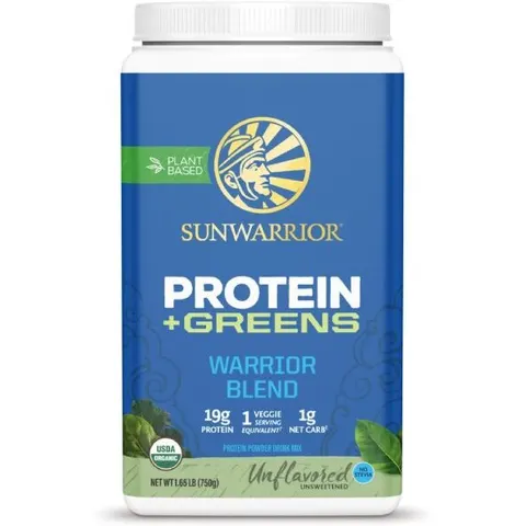 Sunwarrior Blend plus greens natural - bio - 750g – immagine 2