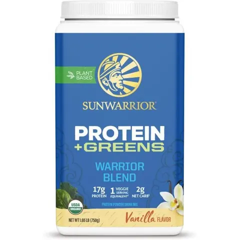 Sunwarrior Blend plus greens vanilla - bio - 750g – immagine 2