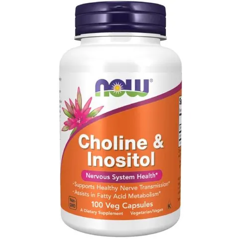 NOW Foods Colina e inositolo - 100 caps – immagine 2