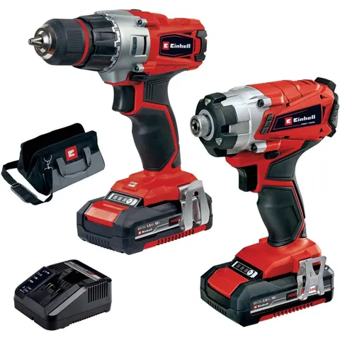 Einhell Trapano e avvitatore ad impulsi a batteria Kit 4257232 Te-Tk 18 V – immagine 2