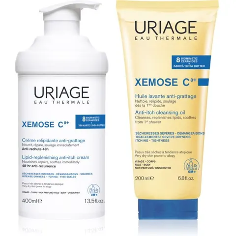 Uriage Xemose C8+ Set per pelli secche e atopiche – immagine 2