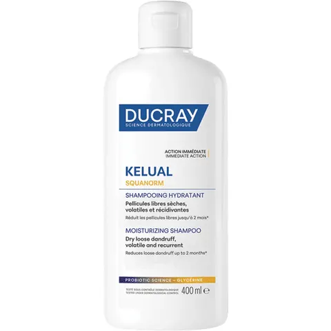 Ducray Kelual Squanorm Shampoo Forfora Secca 400 ml – immagine 3