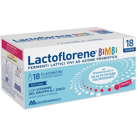 MONTEFARMACO OTC SpA Lactoflorene Bimbi 18fl – immagine 3