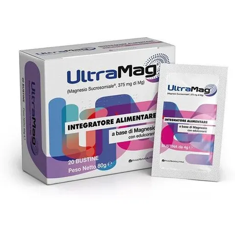 Pharmanutra UltraMag Integratore di Magnesio 20 Bustine – immagine 5