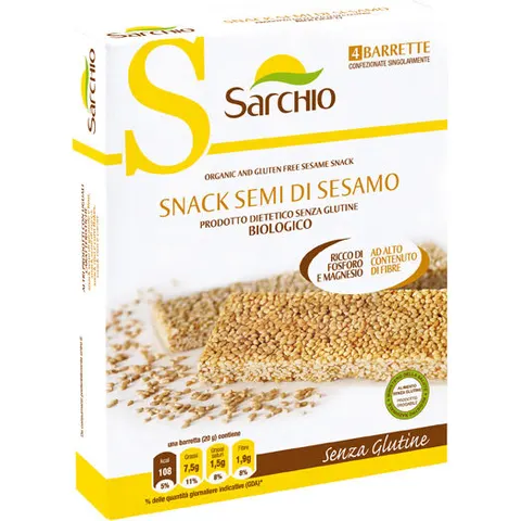 sarchio snack semi sesamo 80g – immagine 2