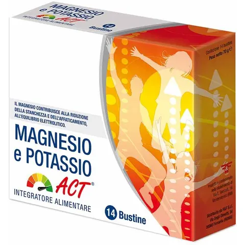 f&f Magnesio potassio act 14 bustine – immagine 3