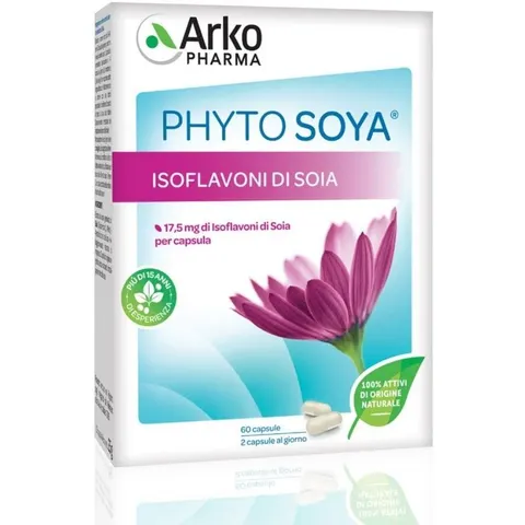Arkofarm Srl Phytosoya-60cps 17,5mg – immagine 3