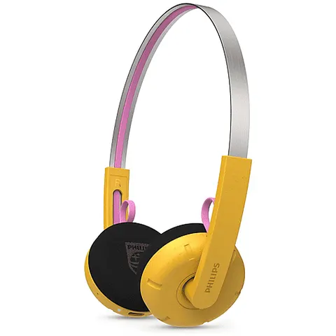 Philips TAMS1YL/00 CUFFIE WIRELESS, Giallo – immagine 2