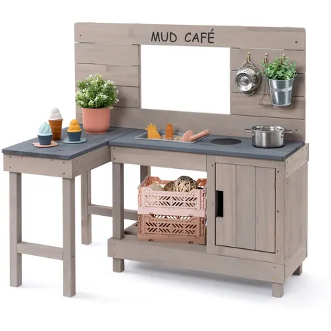 Muddy Buddy® Matschküche Coffee Corner – grau – Bild 2