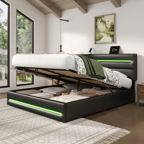 Metro Lift Up Storage Bed Frame Kingsize (5') – image 2