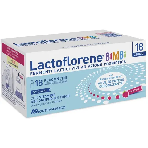 MONTEFARMACO OTC SpA Lactoflorene Bimbi 18fl – immagine 2