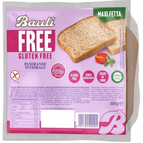 bauli free pangrande integrale 300 g – immagine 2